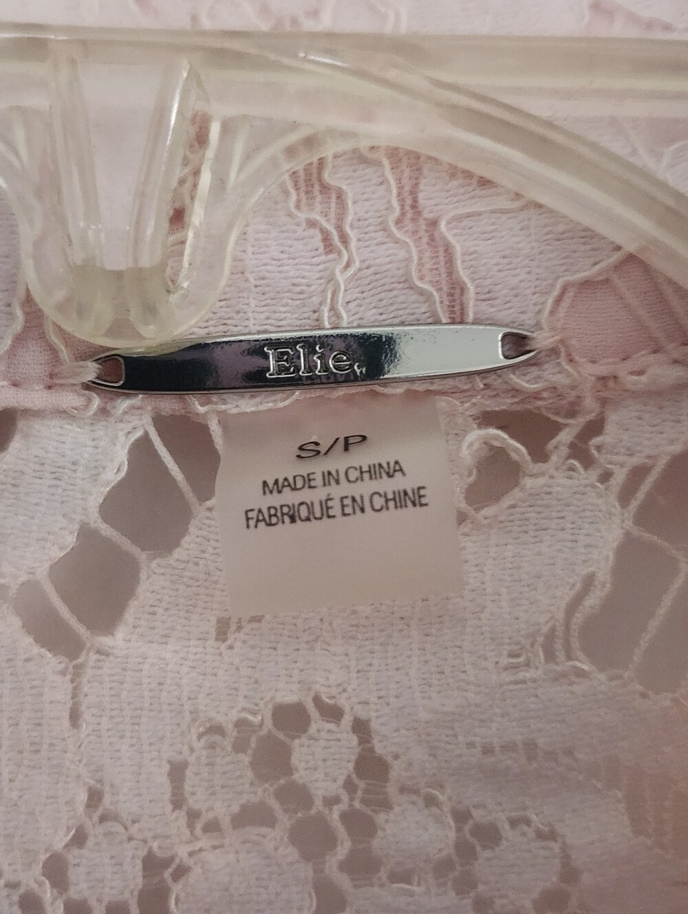 Elie Tahari Pink Lace Blouse Size Small Elegant - Picture 2 of 10